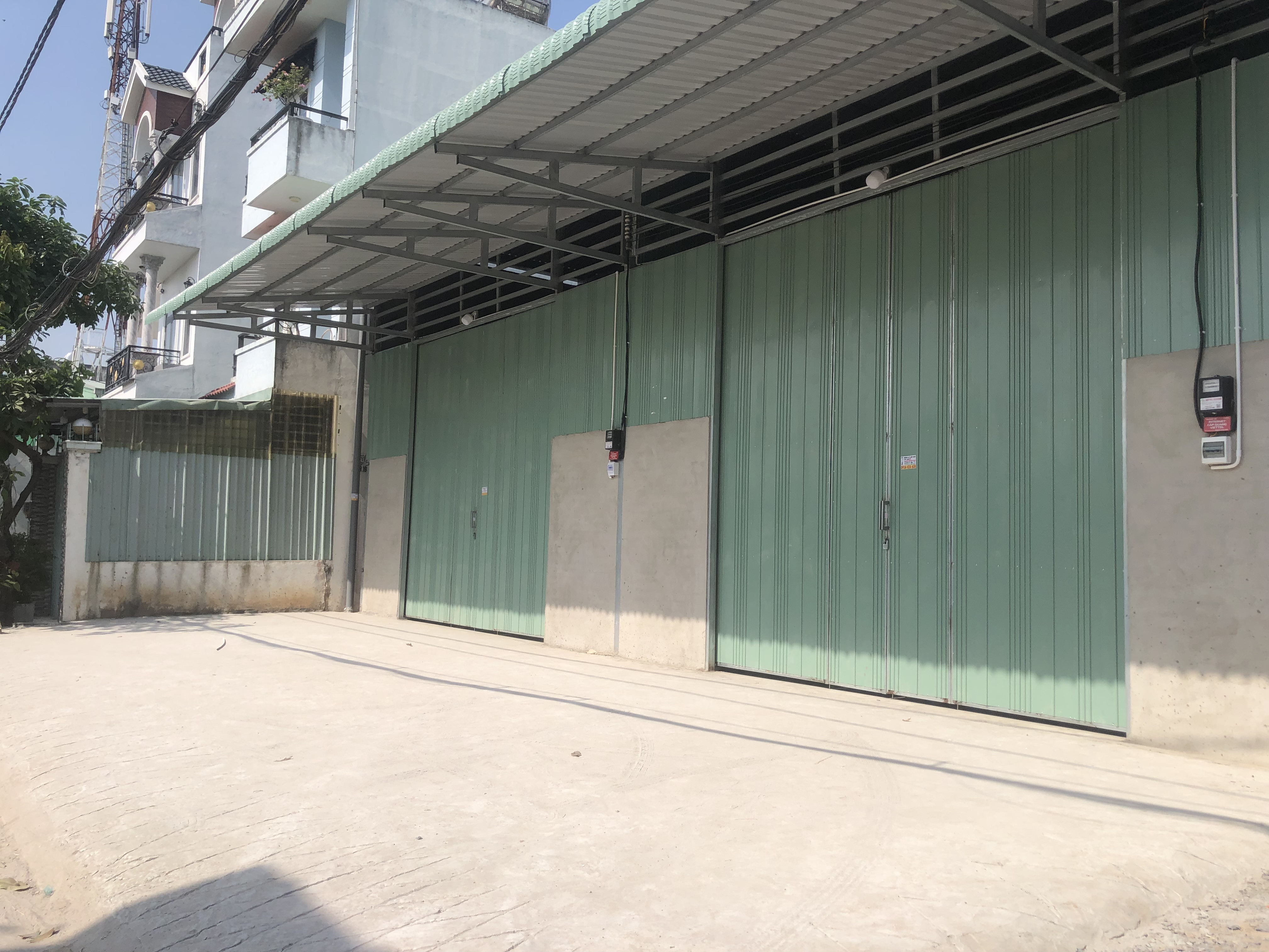 Cho thuê cụm kho xưởng mới xây, trục Vườn Lài ND Quận 12