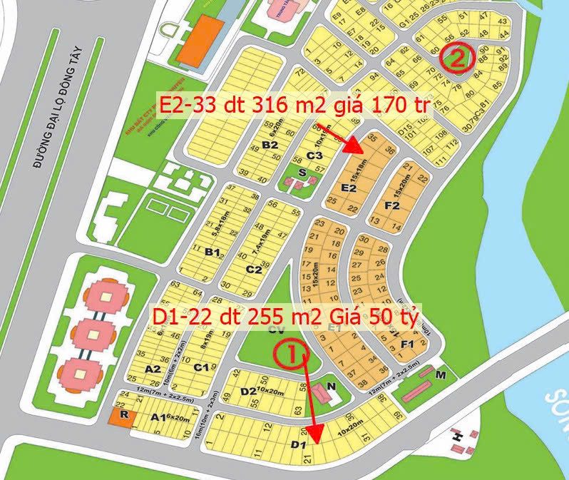 Bán đất 255m² 55 tỷ tại Phường An Phú Thành phố Thủ Đức