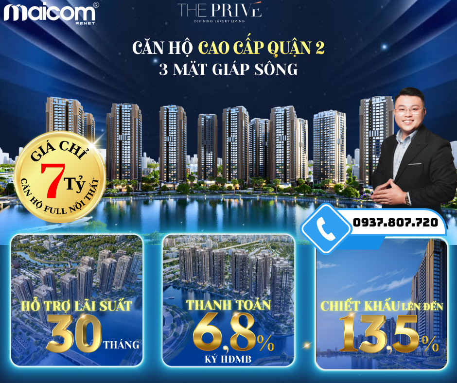 CĂN HỘ FULL NỘI THẤT TRUNG TÂM QUẬN 2 CHỈ 700 TRIỆU SỠ HỮU-CHIẾT KHẤU LÊN TỚI 13.5%