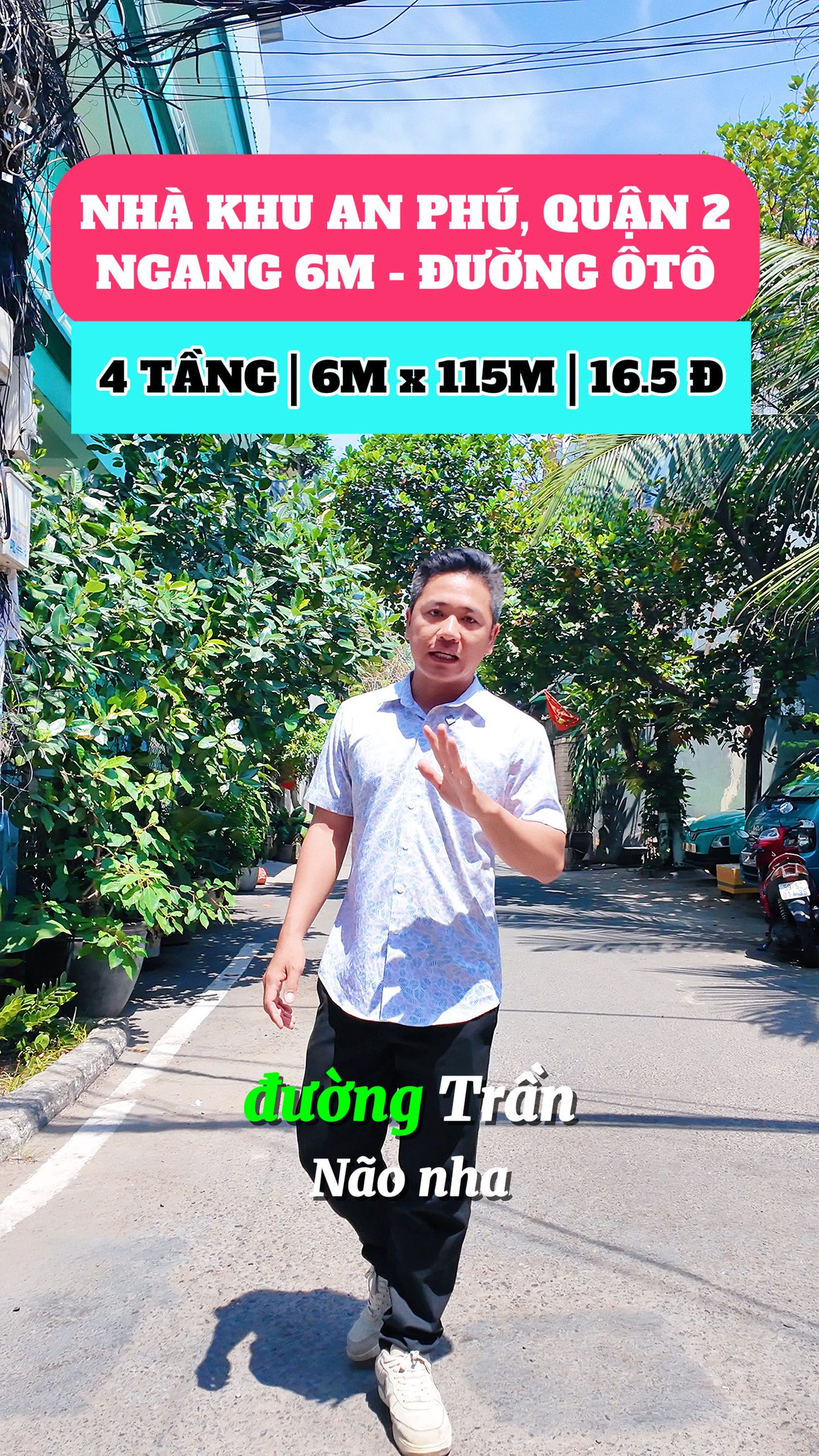 BÁN NHÀ AN PHÚ, QUẬN 2 - 92M2 (6x15M) - MẶT TIỀN KINH DOANH KHU CÁN BỘ CÔNG AN CÓ DÒNG TIỀN - 16.5 TỶ
M