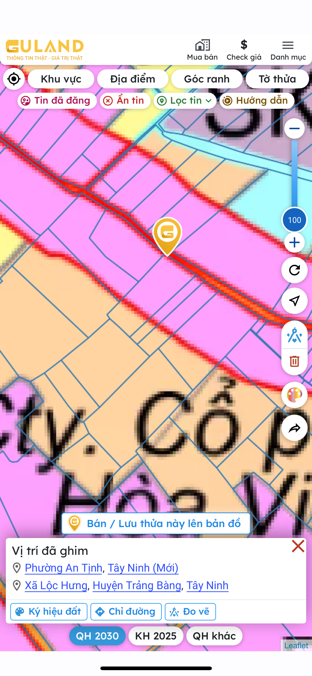 Bán đất 55000m² giá 29 tỷ Phường An Tịnh