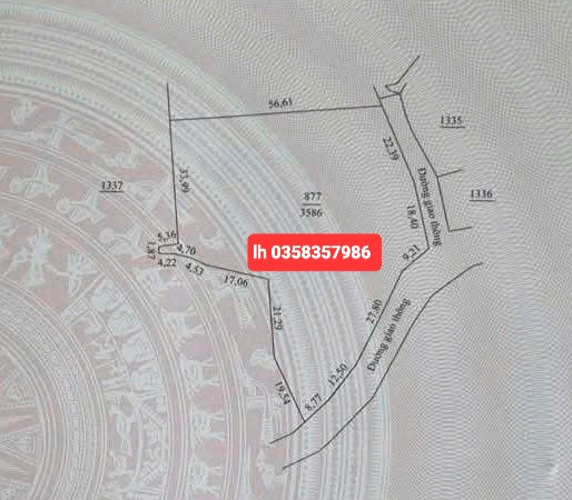Bán đất 3586m² ngang 58.28m giá 7.13 tỷ Phường Bách Quang