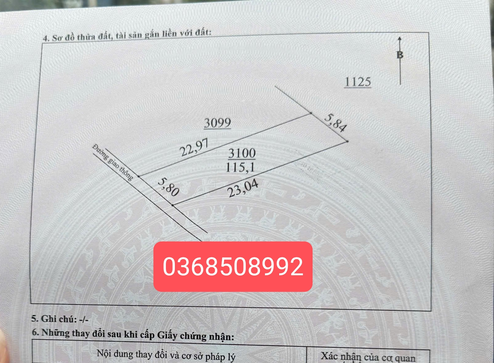 Bán đất 115m² ngang 5,8m giá 680 triệu Phường Bách Quang