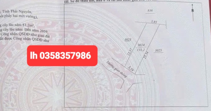 Bán nhà 131.2m² ngang 5.87m giá 1.75 tỷ Phường Bách Quang