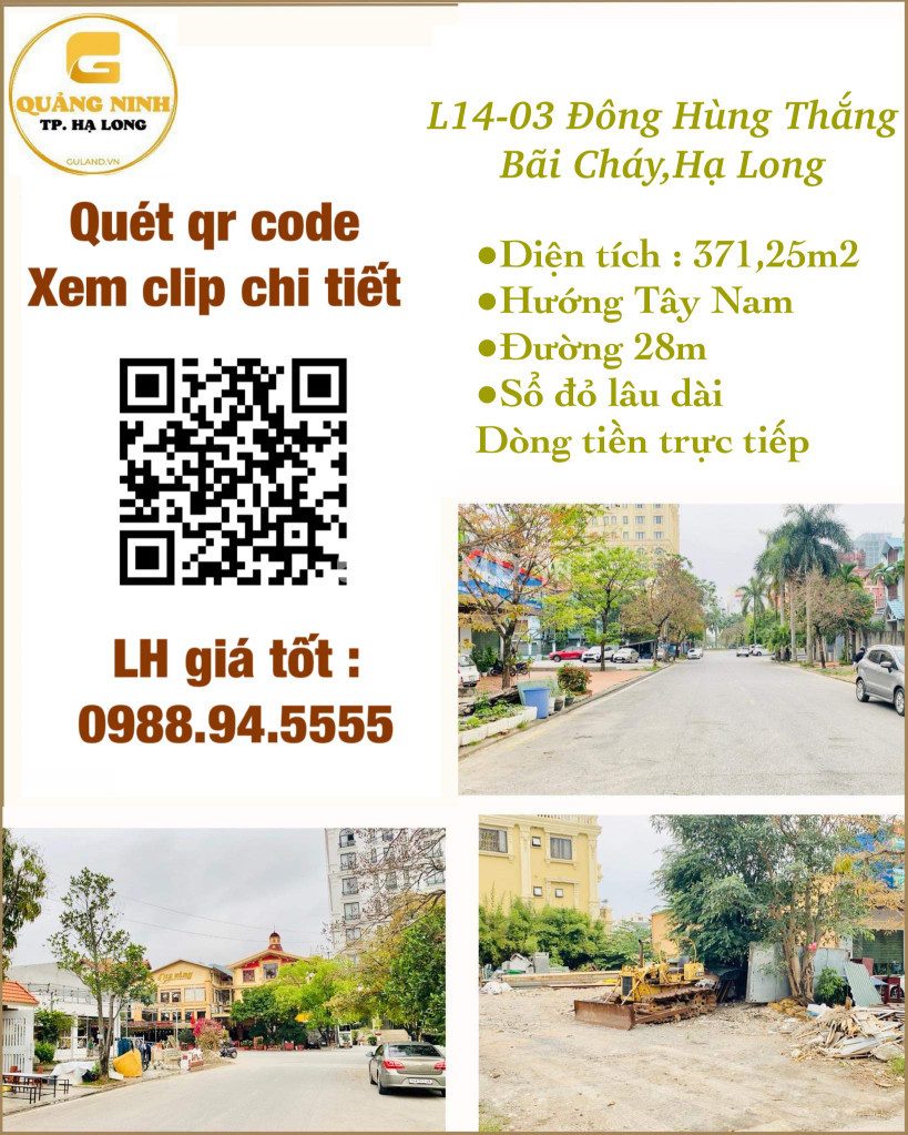 💥Hàng hot 💥Bán đất biệt thự Đông Hùng Thắng,Bãi Cháy,Hạ Long