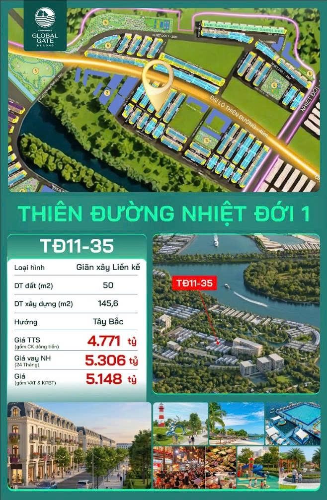 VIP
👑👑👑 CĂN NGOẠI GIAO VINHOMES HẠ LONG XANH. Bảng Hàng Độc Quyền TĐ11-35 ( Thiên Đường Nhiệt Đới )