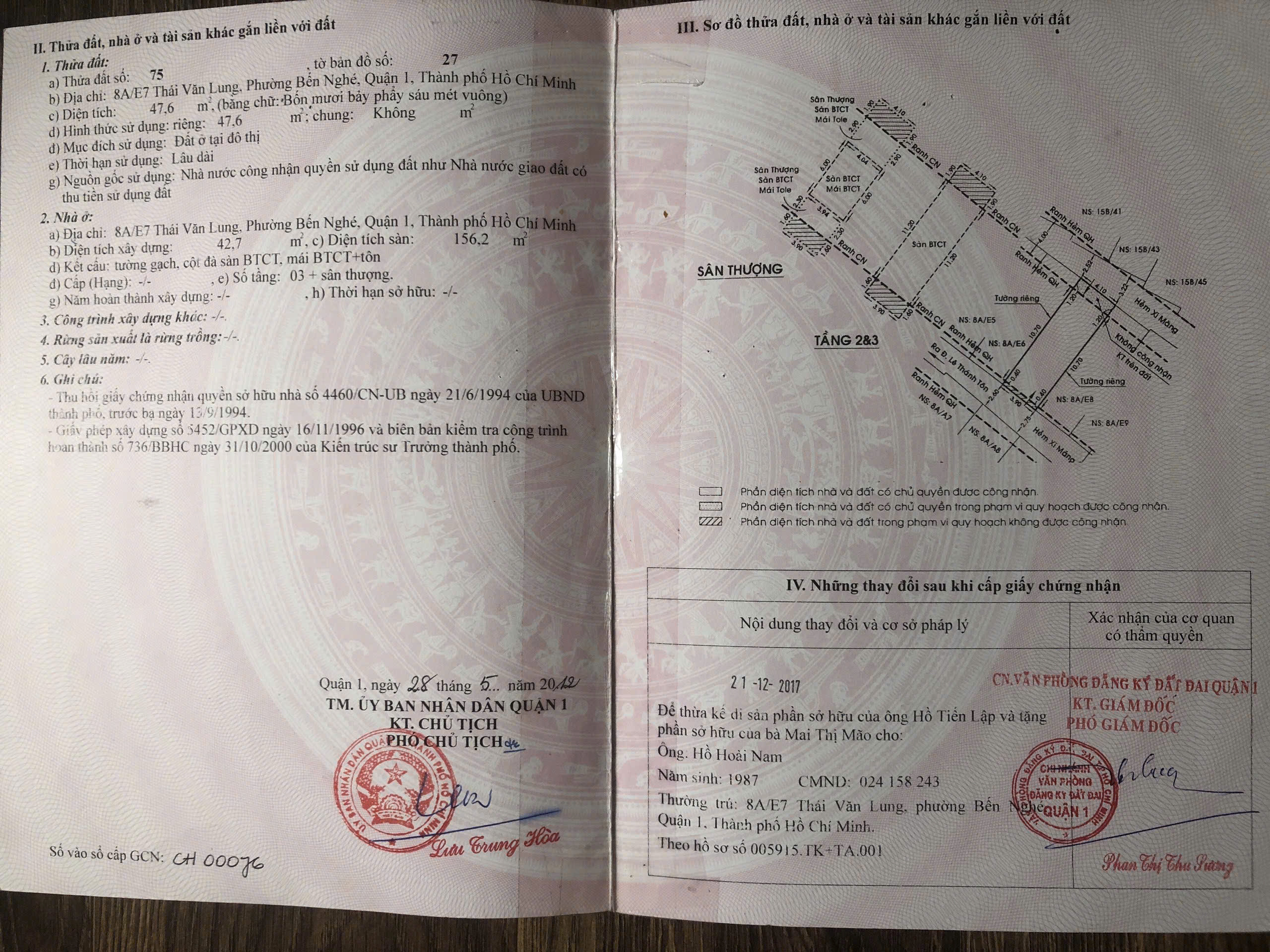 Bán nhà Thái Văn Lung, P. Bến Nghé, Q. 1 – Giá 23 tỷ