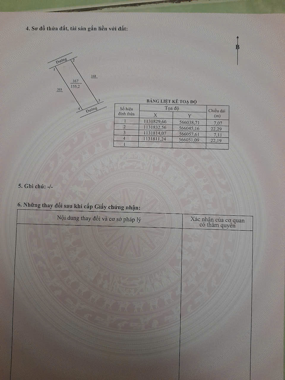Bán đất 156.2m² ngang 7m giá 1.09 tỷ Phường Bến Tre