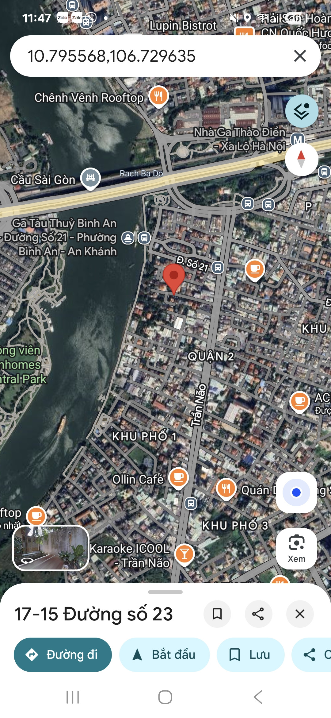 Bán đất đường 23 Trần Não, Quận 2, TP Thủ Đức, gần sông, vị trí vip