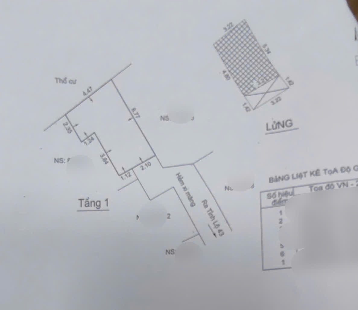 NHÀ 1 TRỆT 1 LỬNG - SỔ HỒNG RIÊNG - HOÀN CÔNG - K QUY HOẠCH, K LỘ GIỚI - HẺM HƠN 3M
