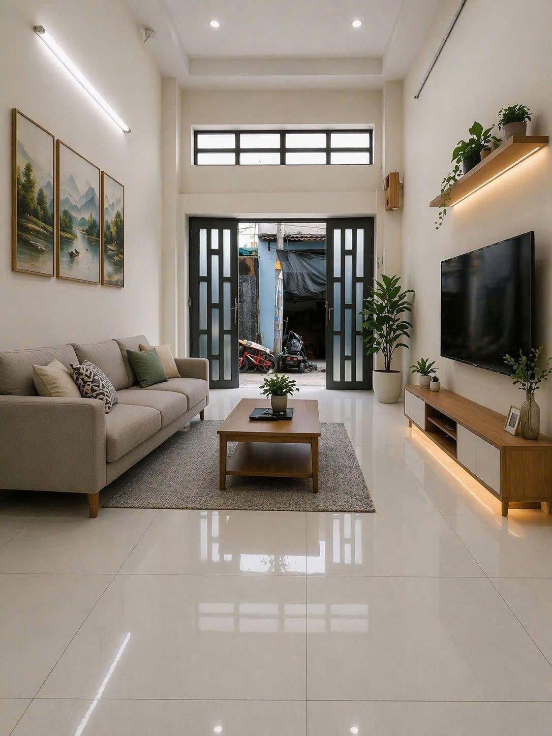 NHÀ 3 TẦNG 64M2 - HẺM Ô TÔ - TƯƠNG LAI MẶT TIỀN ĐƯỜNG - SỔ ĐẸP HOÀN CÔNG - KO QUY HOẠCH KO LỘ GIỚI