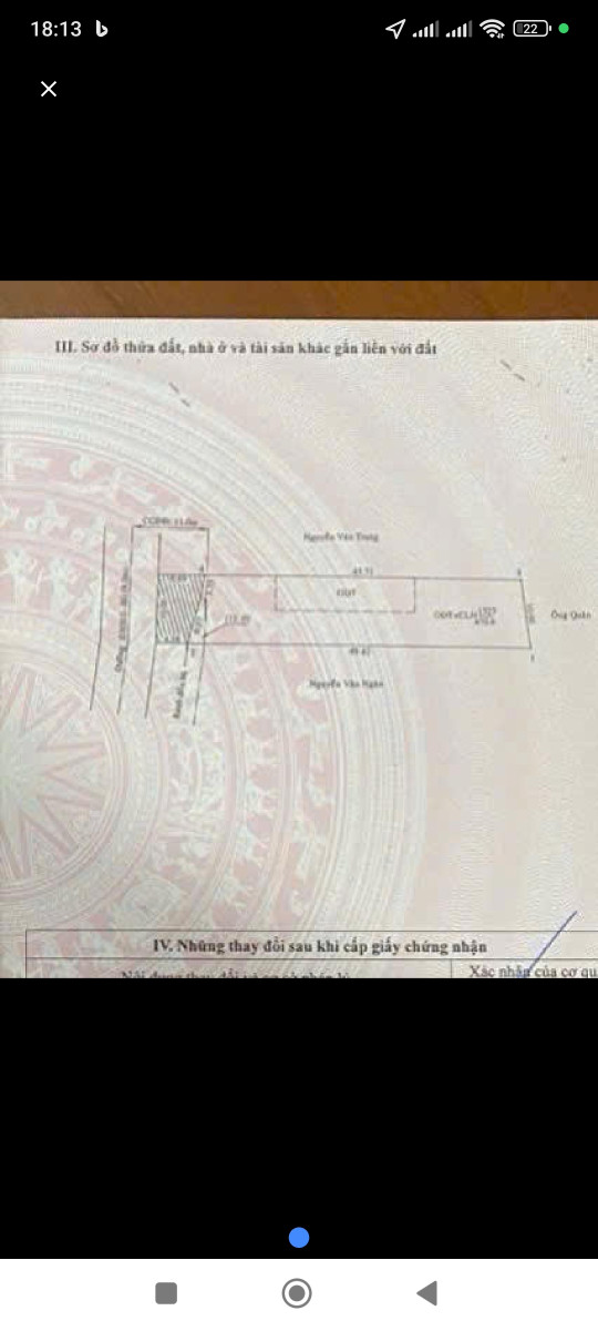 Bán đất 470m² ngang 10m giá 14 tỷ Phường Bình Dương