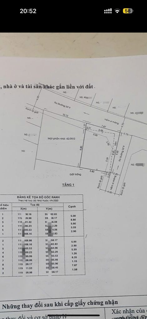 Bán đất 74m² full thổ cư ngang 8m giá 5.8 tỷ tại Phường Bình Hưng Hòa