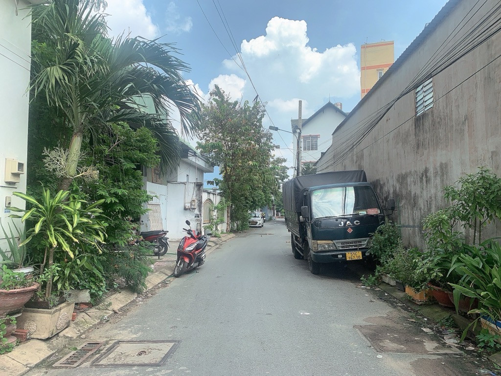 Đất Lê Trọng Tấn 92,8m², GPXD 5 Tầng, Hẻm Nhựa 8m, 4,3x22m, giá 7.2 ty, Bình Tân