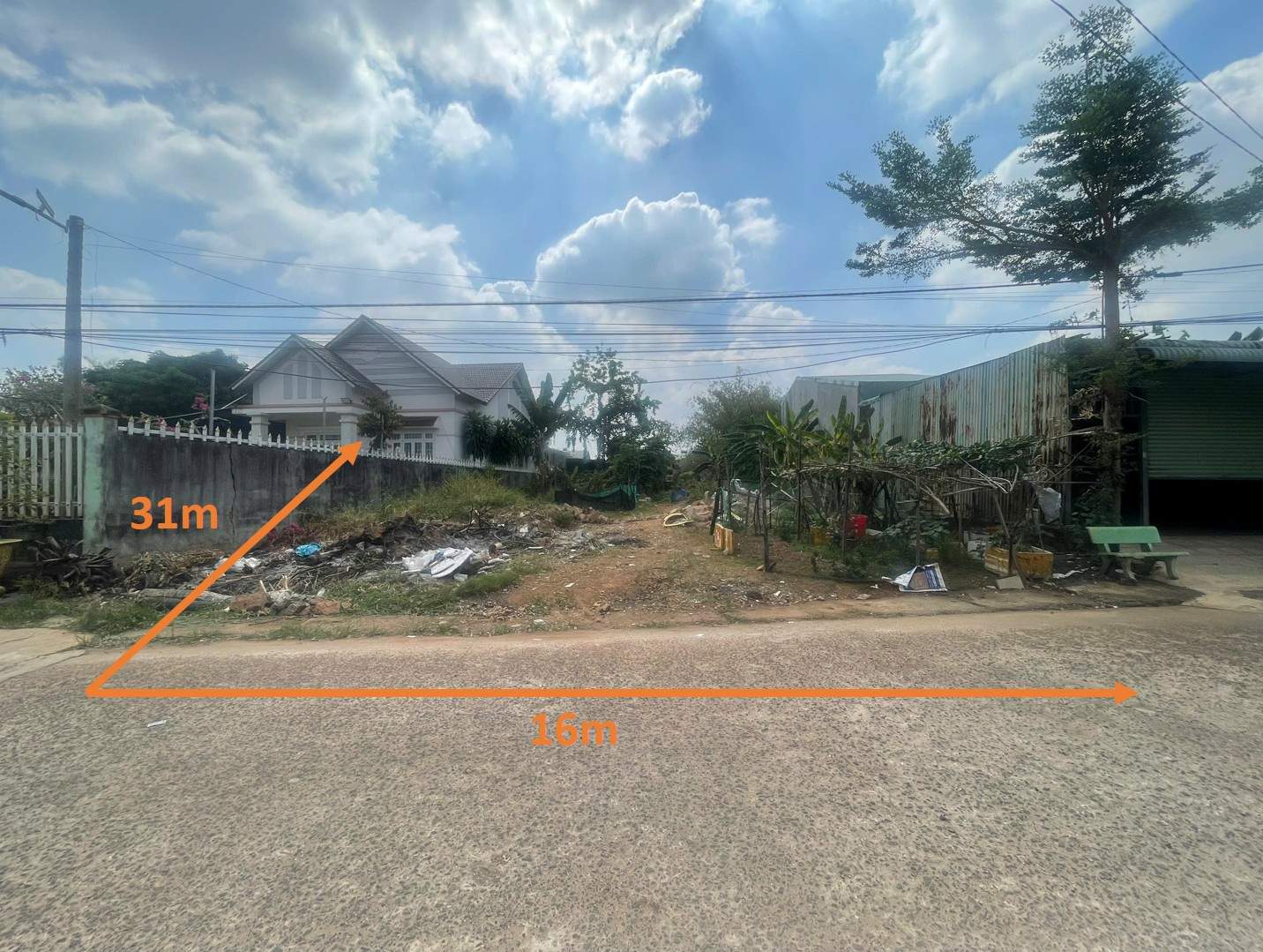 Bán đất 490,5m² có sẵn 150m² thổ cư ngang 16m giá 3.05 tỷ tại Phường Bình Phước