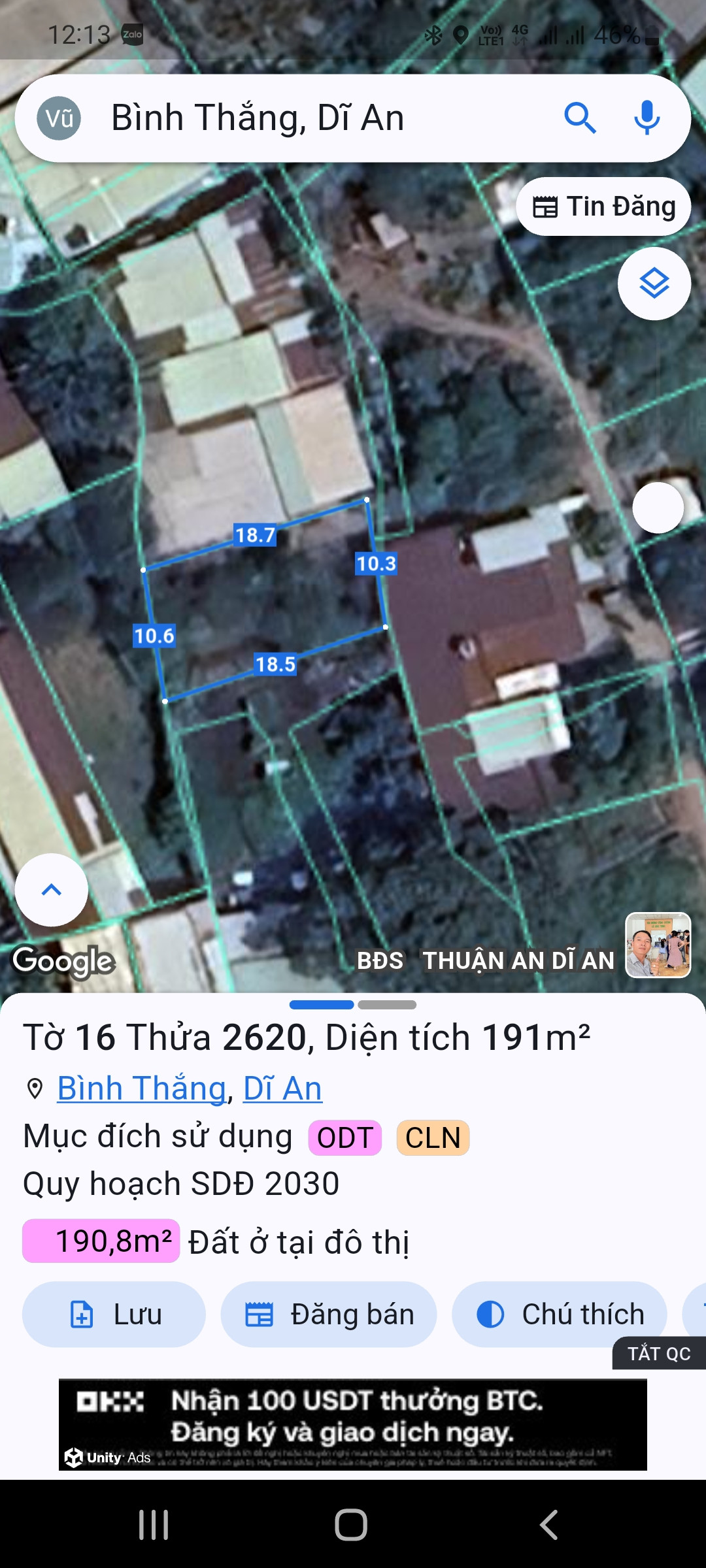 Nhà Đất Bình Thắng Dĩ An Bình Dương