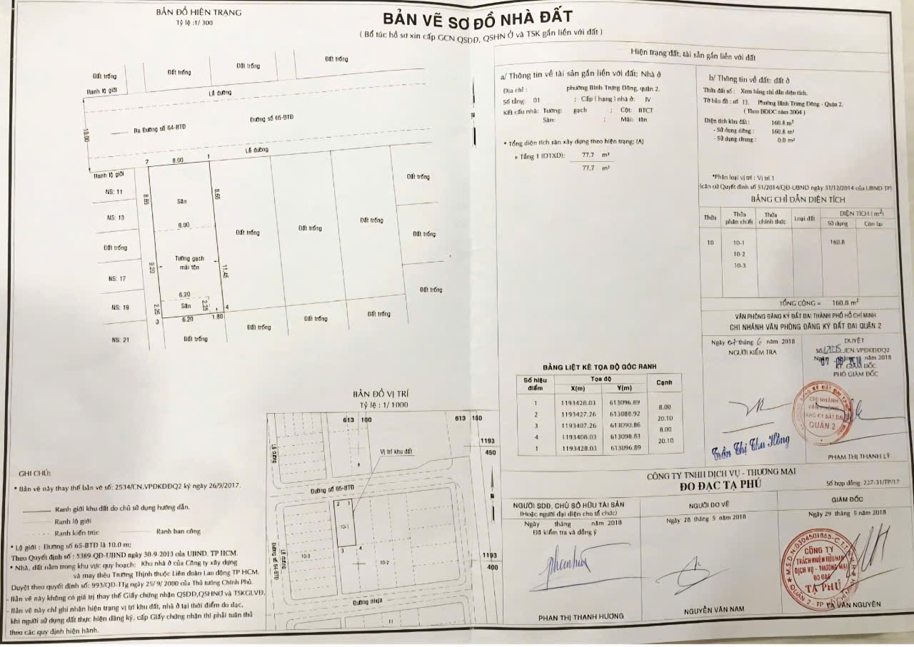 BÁN ĐẤT DỰ ÁN TRƯỜNG THỊNH QUẬN 2
👉 Cách Nguyễn Duy Trinh chỉ 70M ngang 8m  đường 10M sổ CN