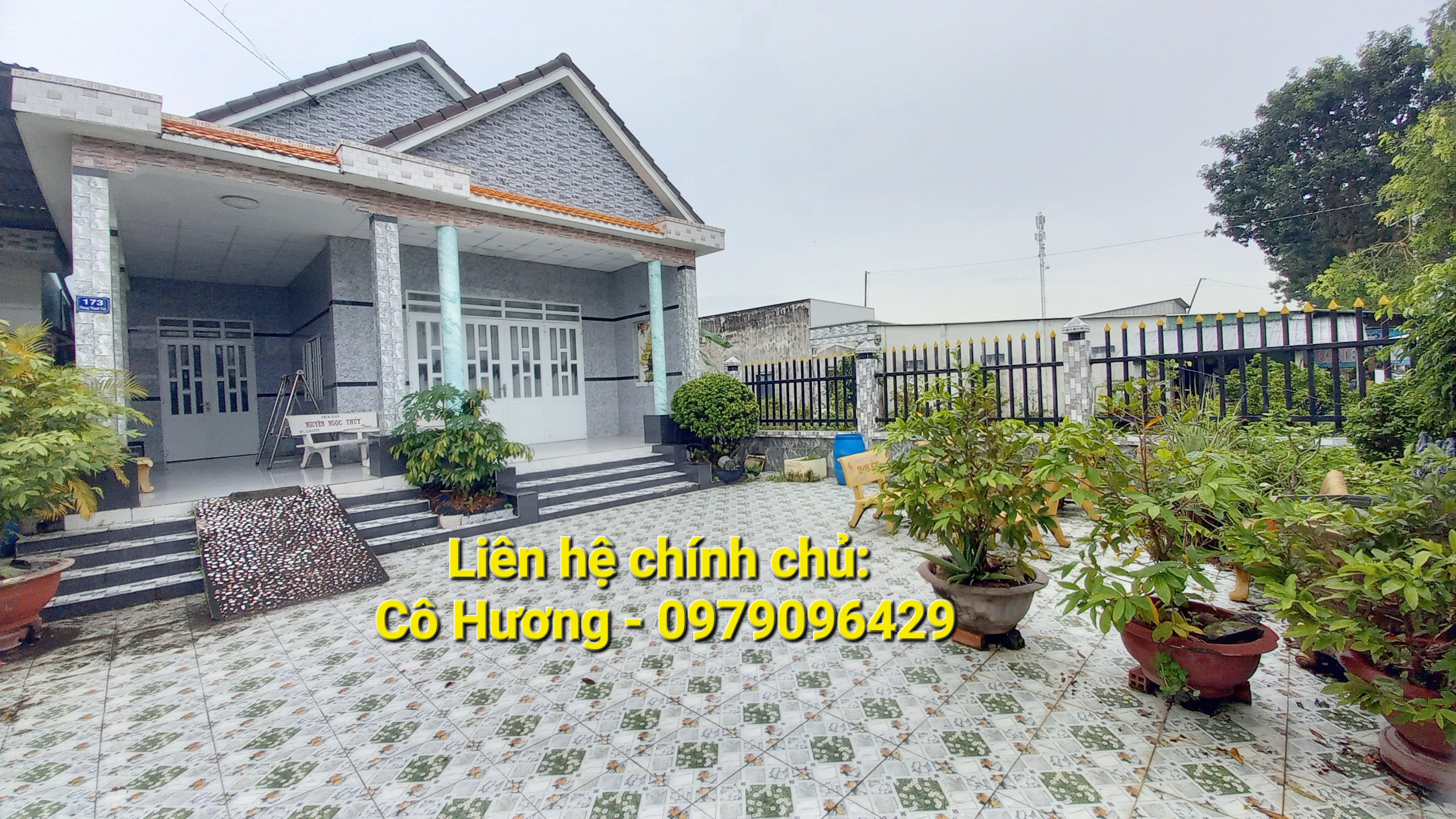 Bán nhà đất 420,8m² ngang 9,78m 3pn Phường Bình Xuân (Long Chánh, Gò Công cũ)