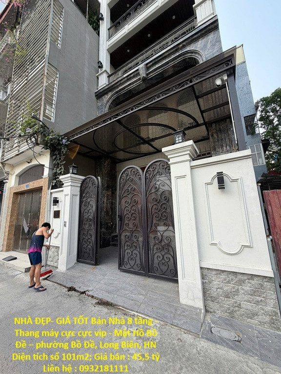 NHÀ ĐẸP- GIÁ TỐT Bán Nhà 8 tầng - Thang máy cực cực vip - Mặt Hồ Bồ Đề – phường Bồ Đề, Long Biên, HN