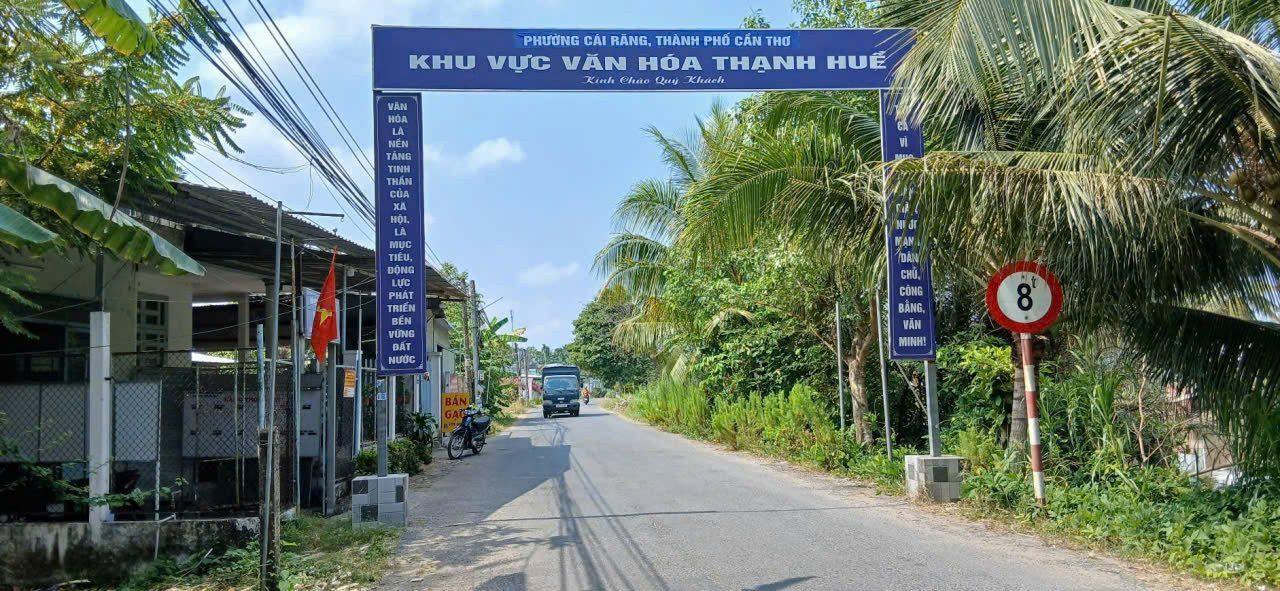 Bán nền ngang 6m dài 24m tổng diện tích 141,6m² full thổ cư giá 1.89 tỷ tại Khu vực Thạnh Huề, Phường Cái Răng, Thành phố Cần Thơ.