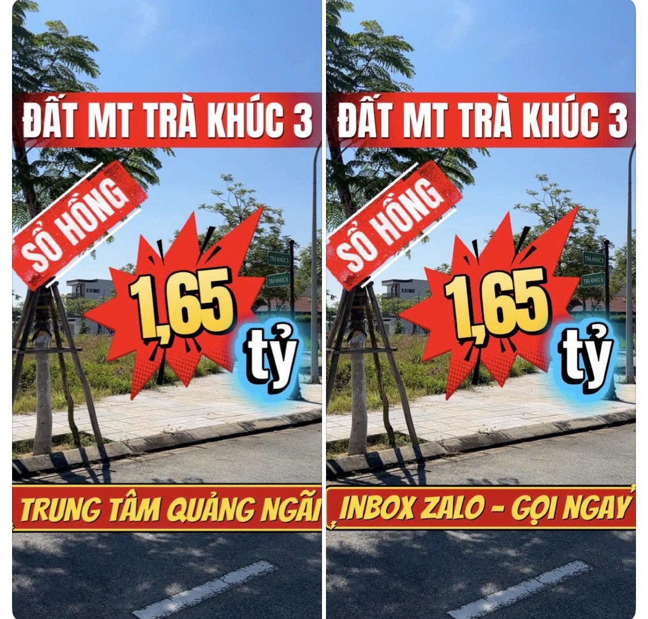🍎 SIÊU PHẨM 🍎 Đất MT Trà Khúc — Đường 12m — Giá 1,65 tỷ — Gần KĐT mới An Phú (SUN GROUP) — Trung tâm Quảng Ngãi