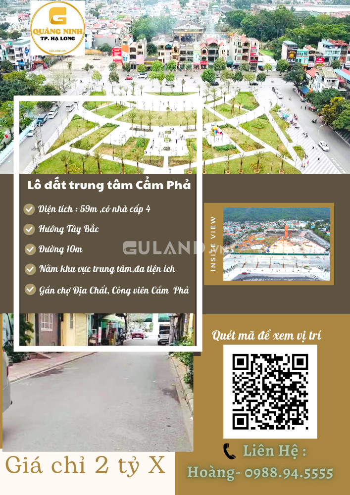 💥Siêu hot💥 Bán đất phường Cẩm Trung,Cẩm Phả