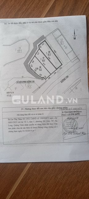 BÁN ĐẤT MẶT ĐƯỜNG CHÍNH CAO THẮNG,HẠ LONG,QUẢNG NINH