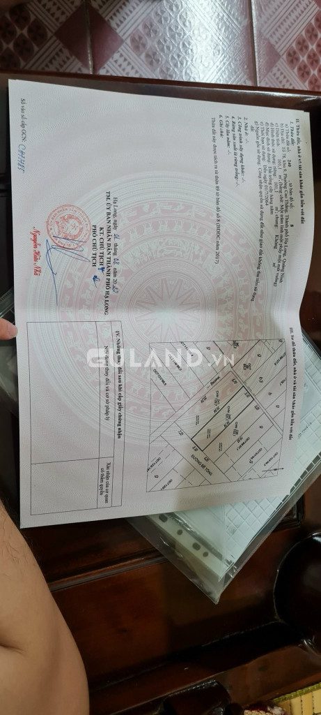 BÁN ĐẤT NGÕ 42 BÃI MUỐI GẦN DỰ ÁN ÔNG NHAN,CAO THẮNG,HẠ LONG