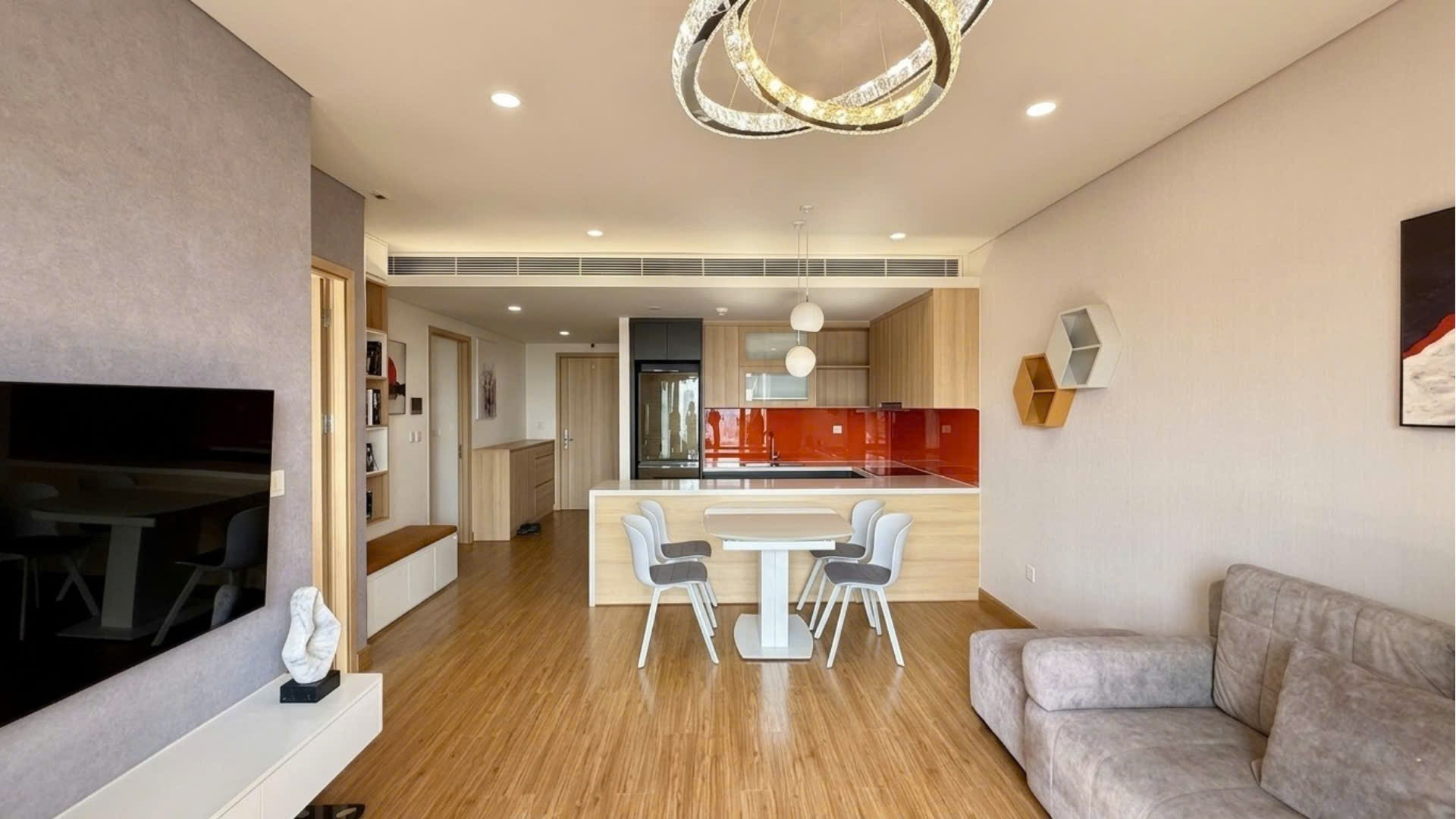Cho Thuê Căn Hộ Cao Cấp Sky Park Residence Tôn Thất Tuyết - Cầu Giấy 71M²  2 Ngủ - Giá Thuê 23tr