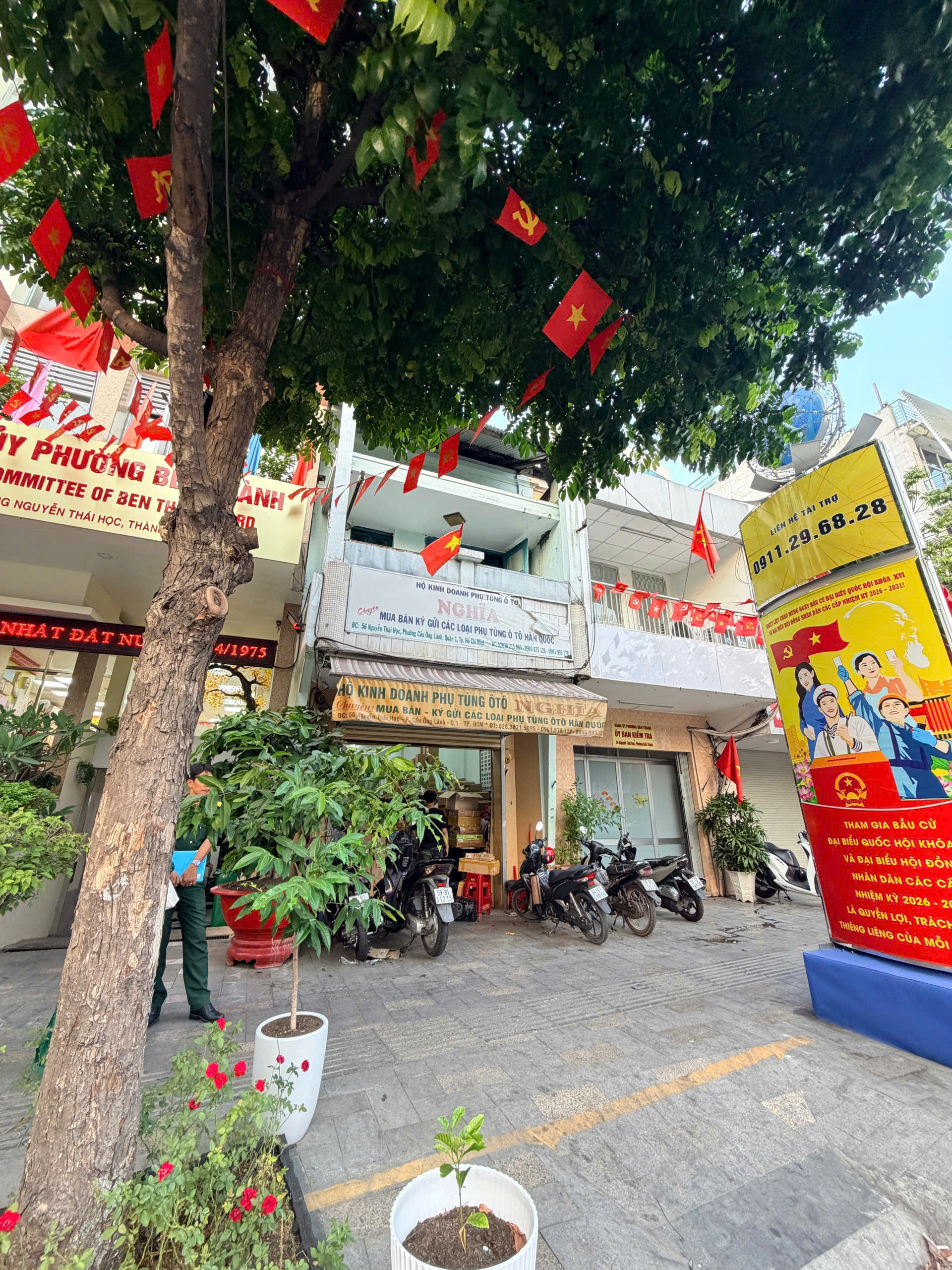 BÁN NHÀ MẶT TIỀN 56 NGUYỄN THÁI HỌC – P. BẾN THÀNH MỚI