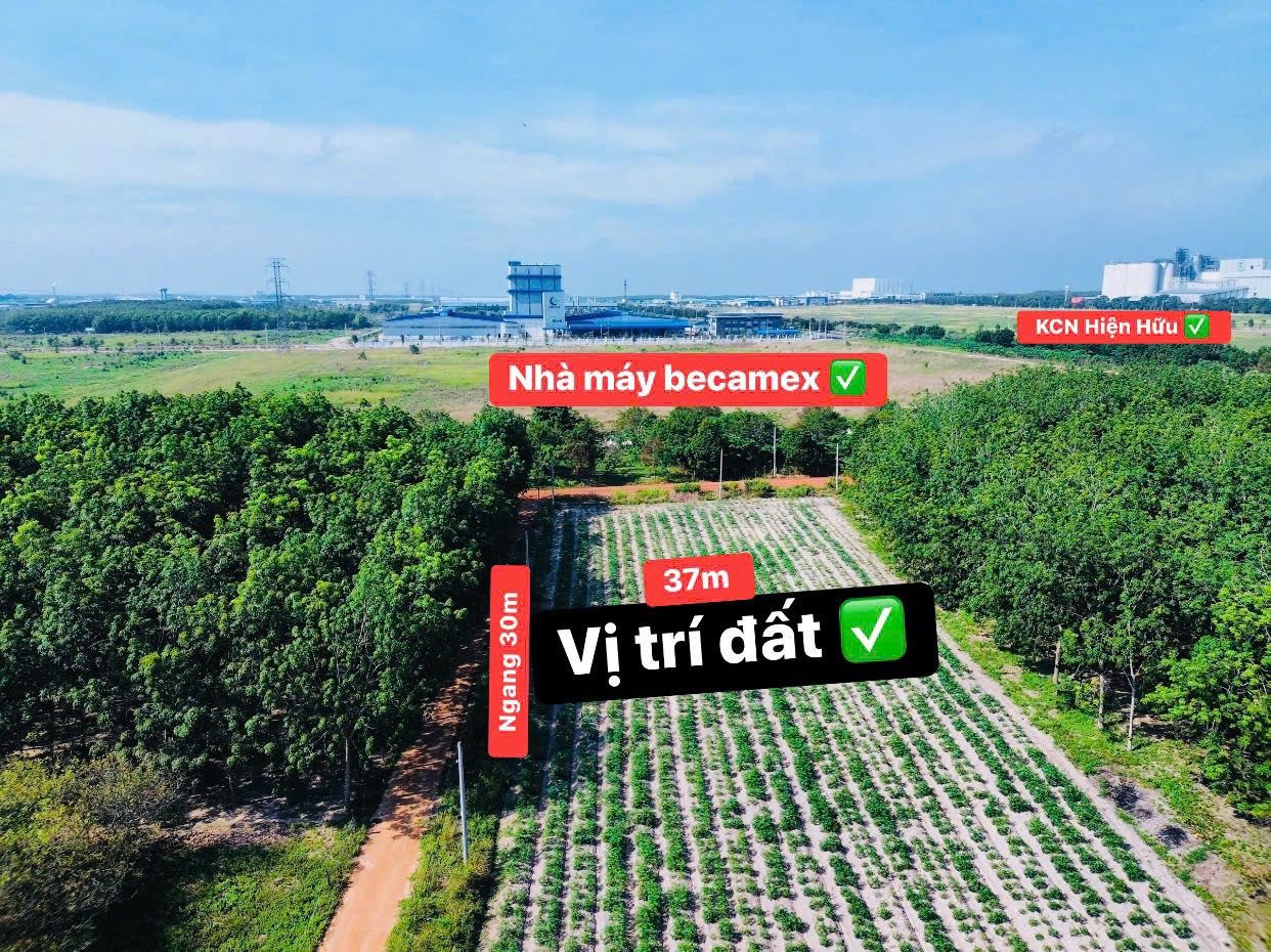 Bán đất 1124.1m² có sẵn 100m² thổ cư ngang 30m giá 2.3 tỷ tại Phường Chơn Thành