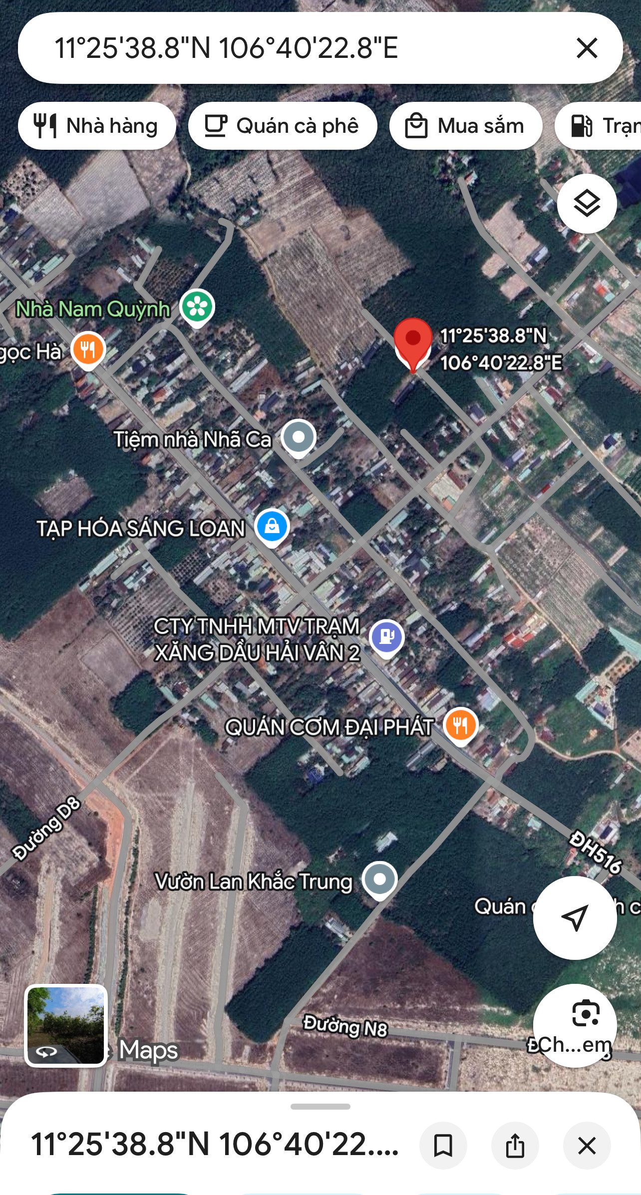 Bán đất 505.5m² có sẵn 100m² thổ cư ngang 10m giá 1.4 tỷ tại Phường Chơn Thành