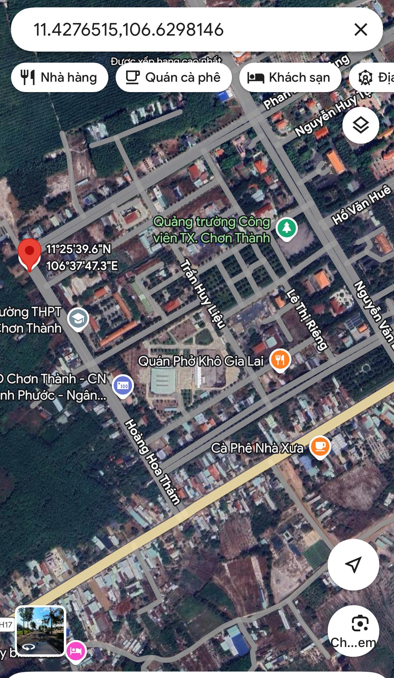 Bán đất 234m² full thổ cư ngang 9m giá 2.2 tỷ TTHC  Phường Chơn Thành