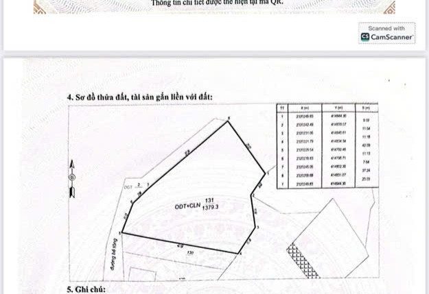 BÁN 1379,3 m2 ĐẤT SAU PHƯỜNG ĐẠI YÊN CŨ,ĐỐI DIỆN HẠ LONG XANH