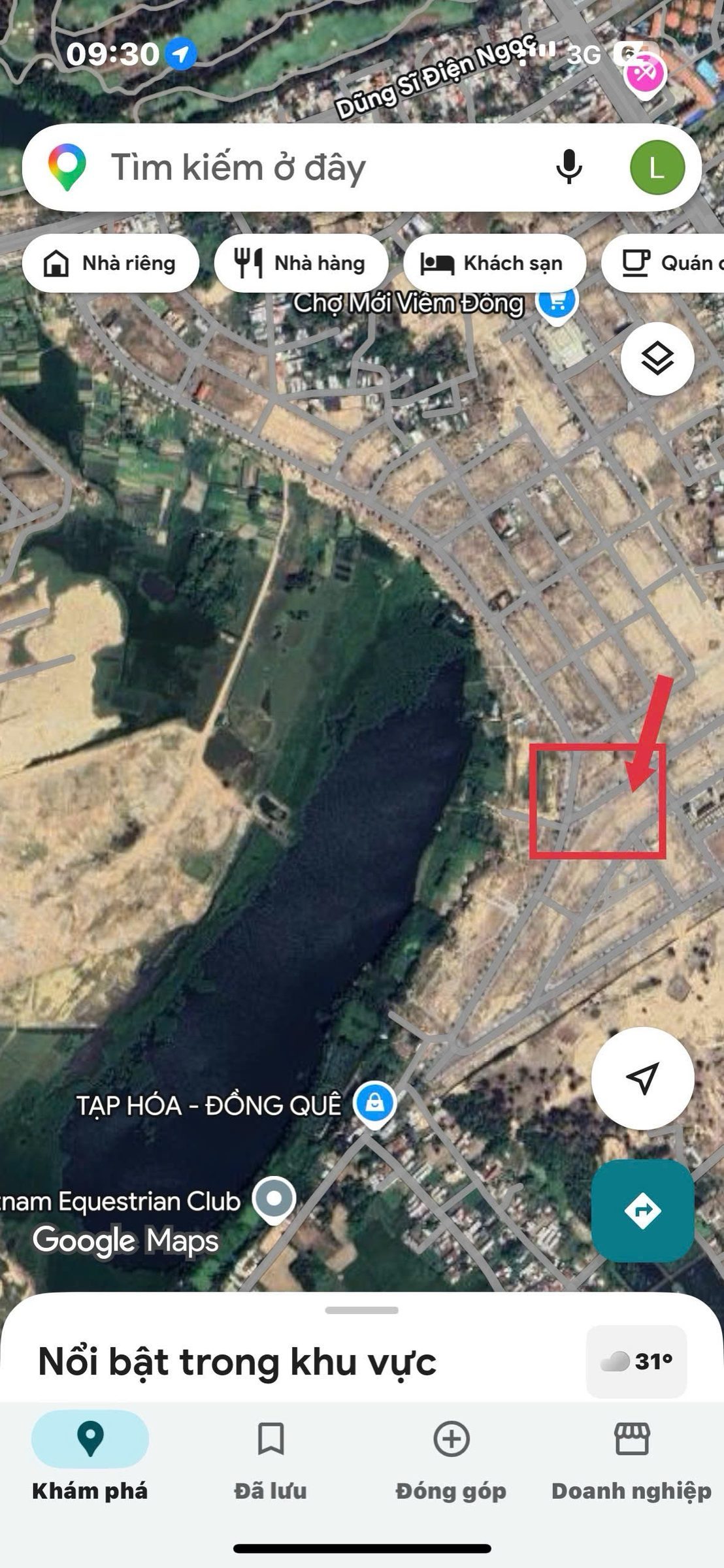 Bán đất 200m² full thổ cư ngang 10m giá 5.4 tỷ tại Phường Điện Bàn Đông
