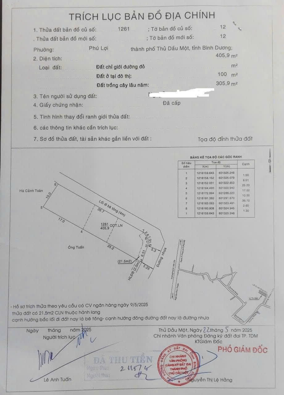 Bán 11 căn hộ (có gác lửng, full nội thất) mới xây tại hẻm 220 Huỳnh Văn Lũy, Phú Lợi, Thủ Dầu Một, Bình Dương. Diện tích đất: 405.9m2, đất 2 mặt tiền siêu VIP