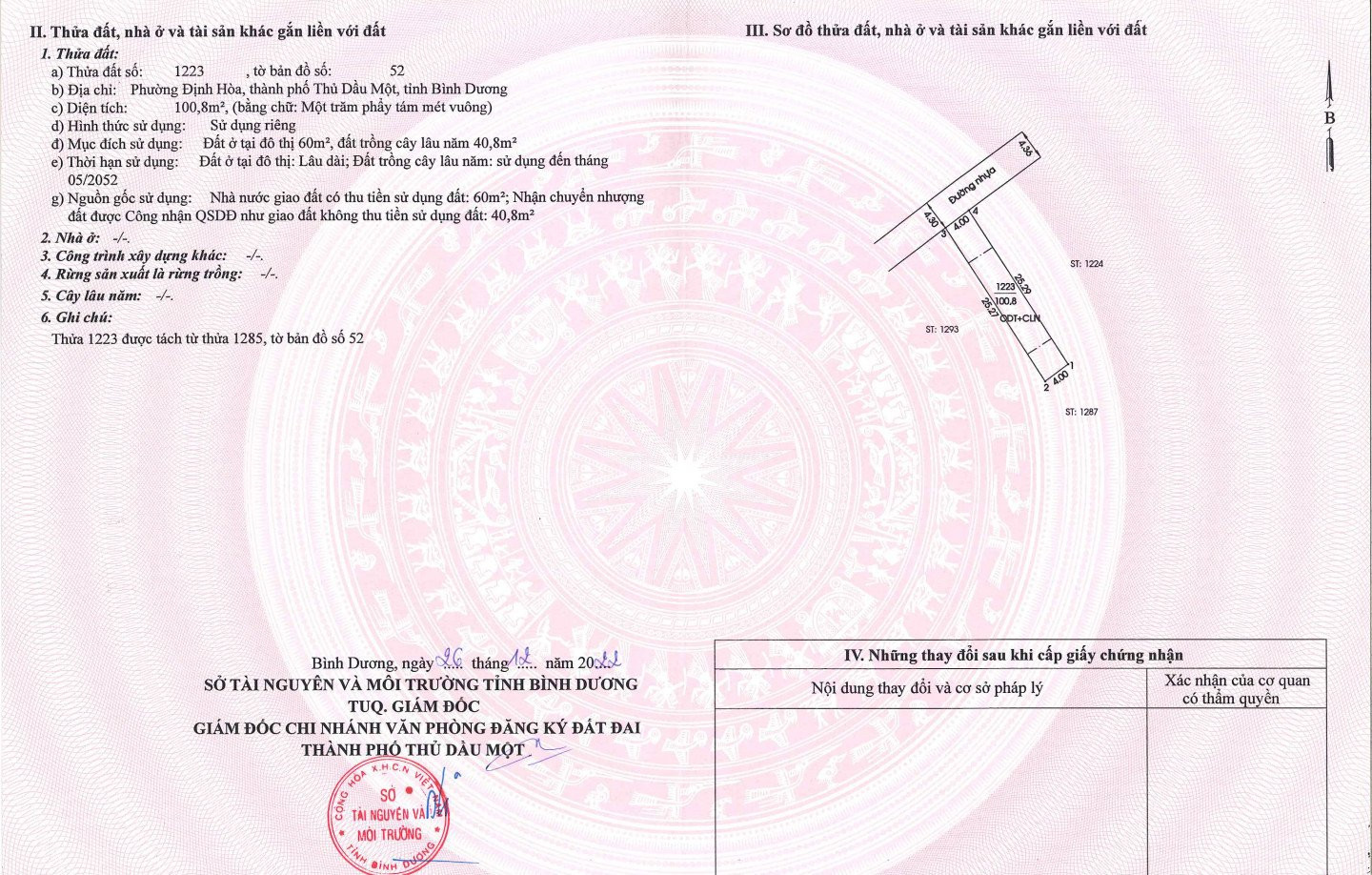 BÁN ĐẤT ĐỐI DIỆN TRƯỜNG