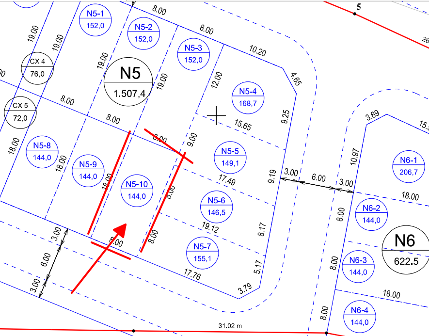 Bán đất mặt đường đấu giá Ngọc Xuyên 144m² ngang 10m giá 4.4 tỷ Phường Đồ Sơn