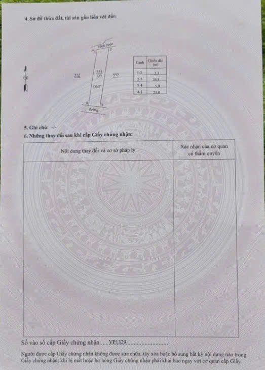 Bán đất 127m² full thổ cư ngang 5m giá 4.45 tỷ tại Phường Đông A
