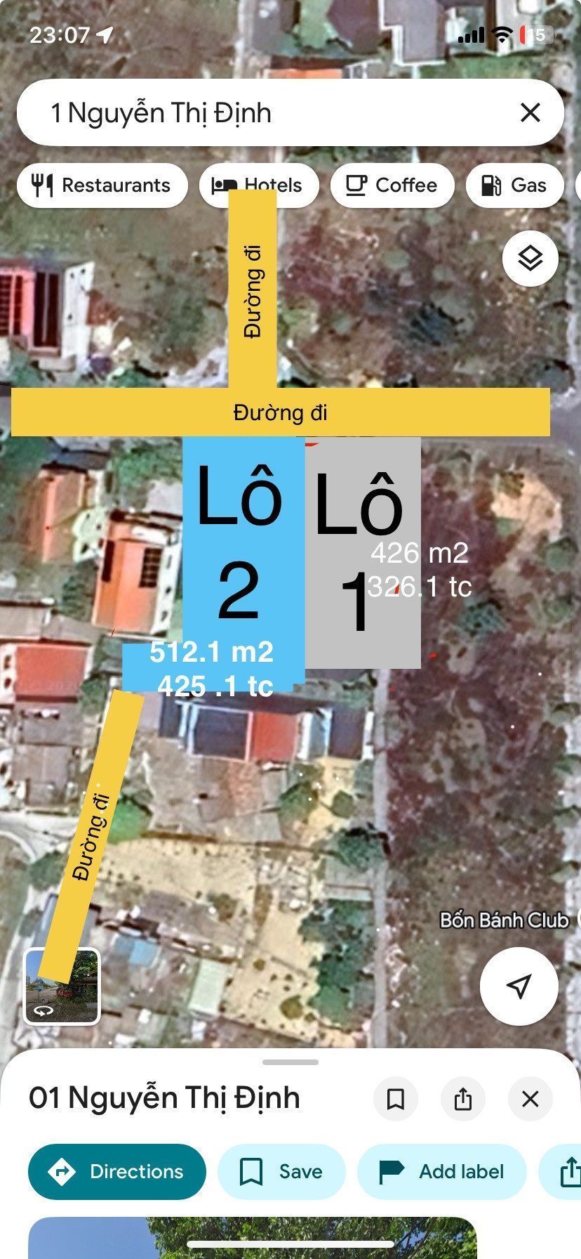 Cắt lỗ 3 tỷ/ lô, 6 tỷ 2 lô, Bán Đất 426m² thổ cư 326.1m² giá 9.2 tỷ tại Phường Đồng Hới Quảng Trị