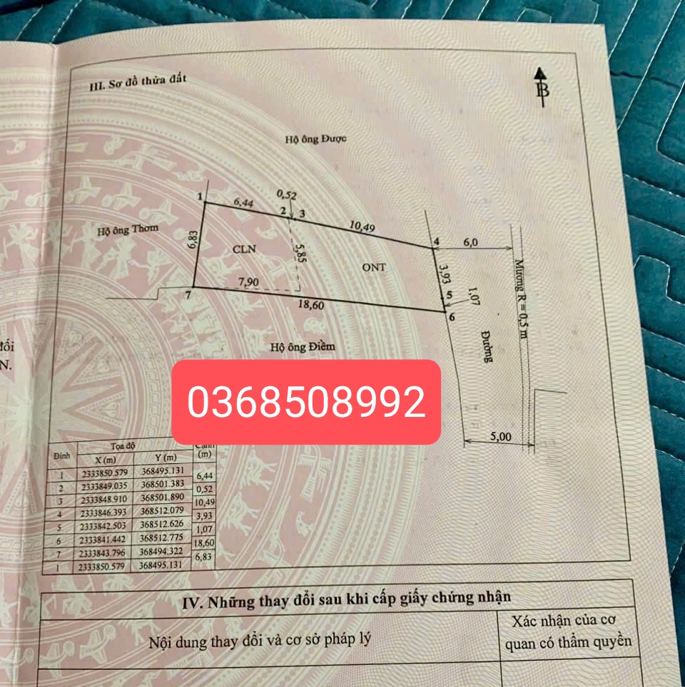 Bán đất 104m² ngang 5m giá 890 triệu Phường Đông Triều