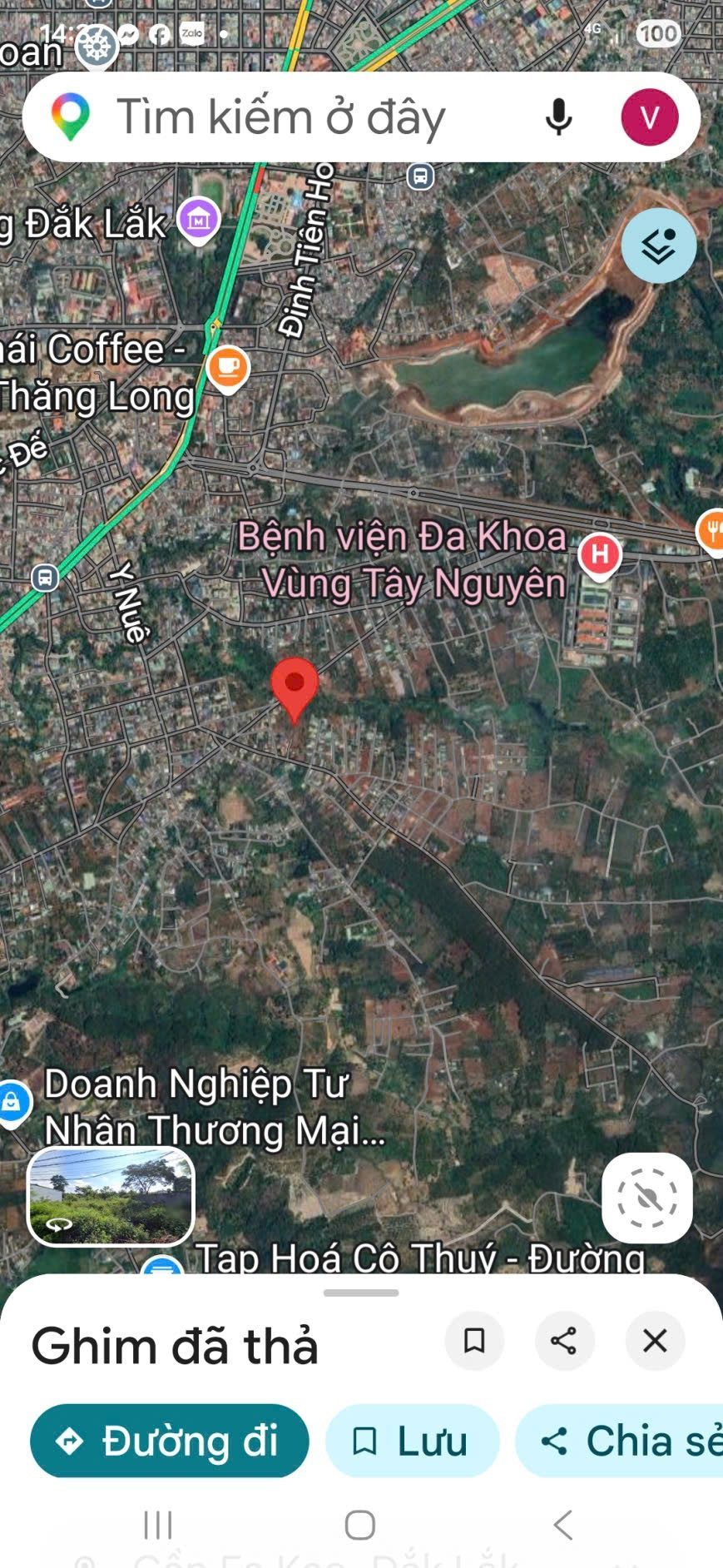 Bán đất 840.3m² có sẵn 50m² thổ cư ngang 5.0m giá 2.35 tỷ tại Phường Ea Kao