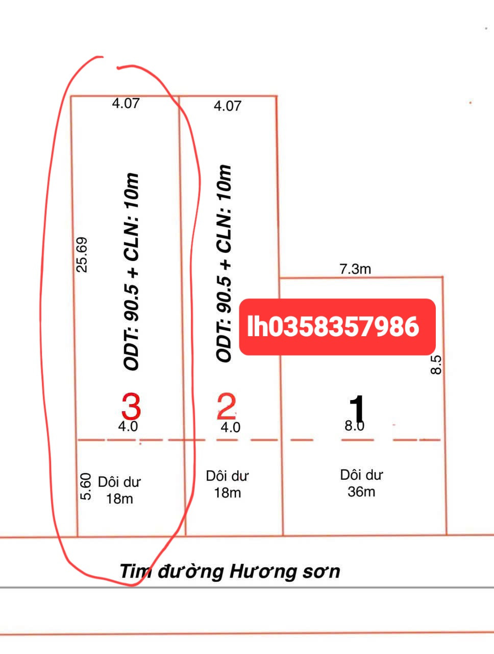 Bán đất 90.5m² ngang 4.07m giá 5 tỷ Phường Gia Sàng