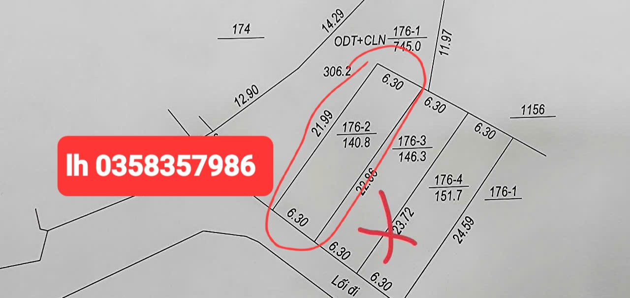Bán đất 140.8m² ngang 6.3m giá 850 triệu Phường Gia Sàng