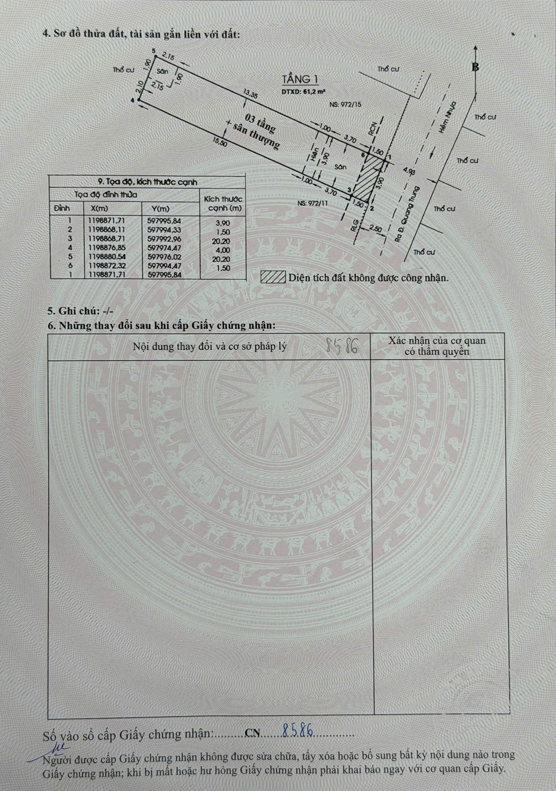 BDS HVL [NC] BÁN NHÀ QUANG TRUNG, GÒ VẤP - DÒNG TIỀN 45 TR/THÁNG