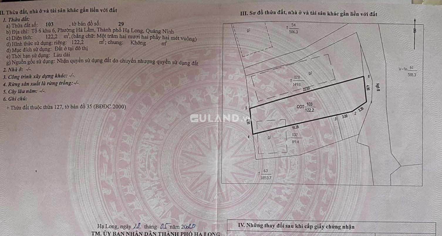 💥Bán đất ngõ 5,tân lập,Hà Lầm,Hạ Long
