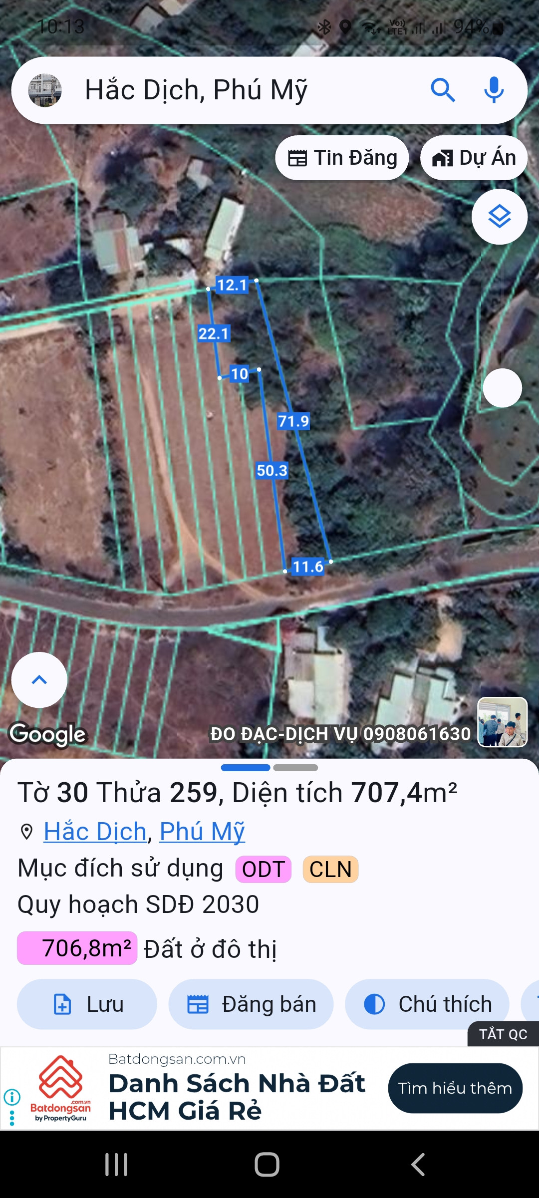 Nhà Đất Hắc Dịch Phú Mỹ Bà Rịa - Vũng Tàu