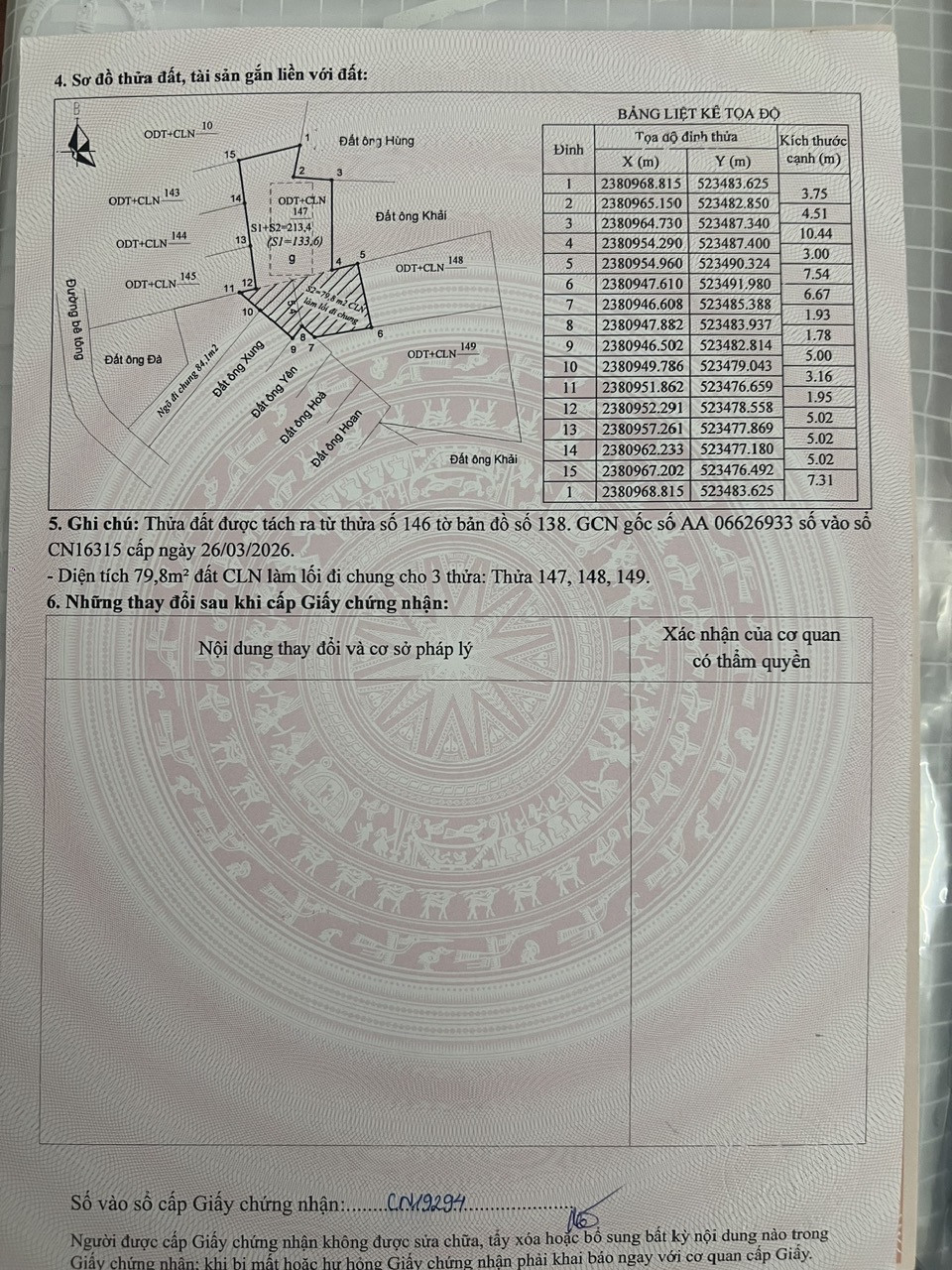 Thanh khoản nhanh lô đất khu 3 Hải hòa. S:133m