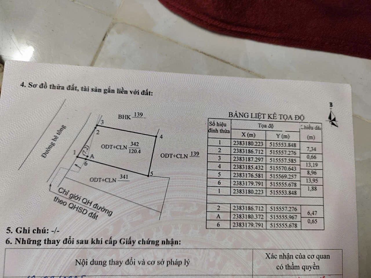 Bán đất 128.3m² có sẵn 90m² thổ cư ngang 8m giá 850 triệu tại Phường Hải Yên Thành phố Móng Cái