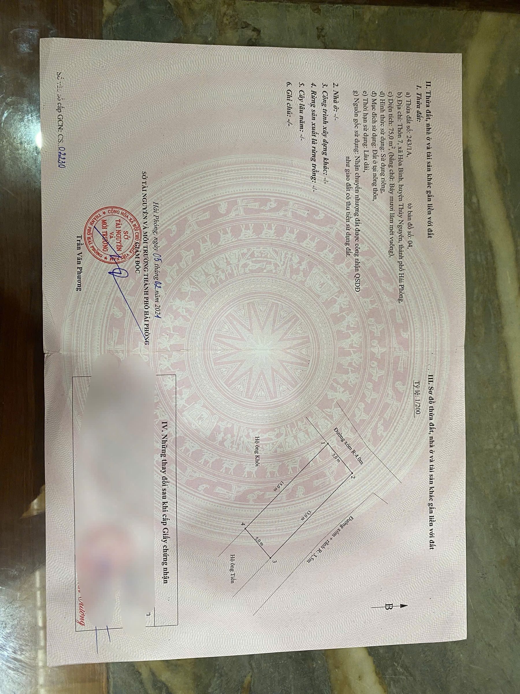 1/11/2025.Bán đất 75m² ngang 5m giá 1.98 tỷ Hòa Bình. liên hệ 0362558882